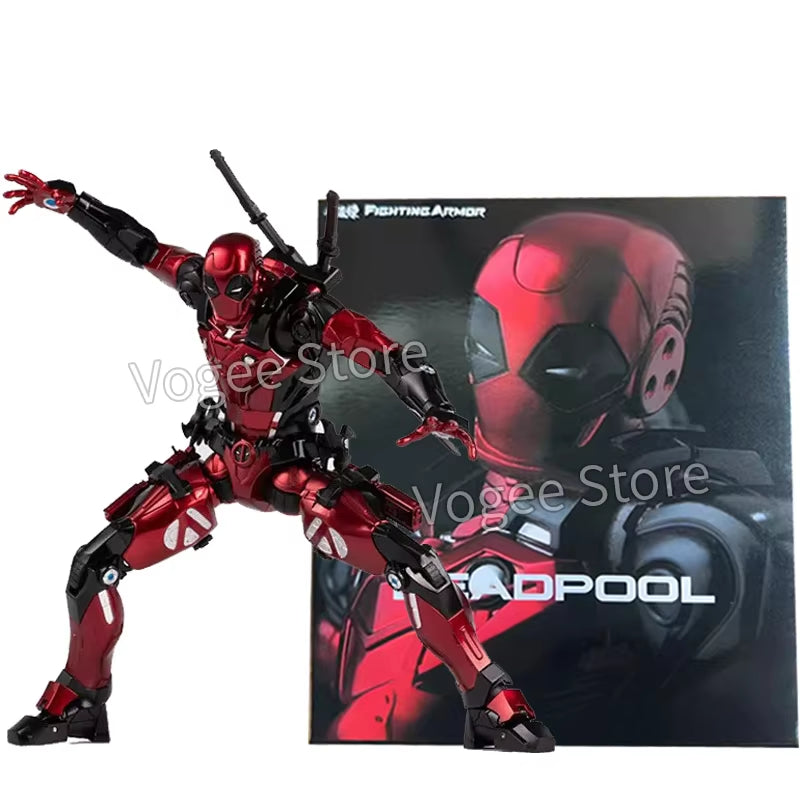 Fighting Armor Deadpool Action Figure Wade Winston Wilson Figures Movie Model PVC Collection Doll Joint Movable Kids Toys Gift